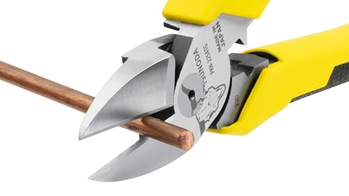 Tsunoda PKN-225ATG, High-Leverage Heavy Duty Diagonal Cutters 9-inches (225mm) - size: 9-inches Elastomer Handle