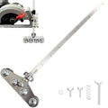 Circular Saw Guide Rail, 24in Positioning Calipers for Circular Saw, Stainless Steel Rip Cut Circular Saw Guide, Adjustable Guide Rail for Woodworking Positioning Cutting - size: 24in