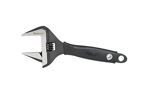 Plumbing Adjustable Wrench, Black Phosphate Finish, 4 Available Size Options 6-inch, 8-inch, 10-inch, 12-inch - T08001 - size: 6-Inch