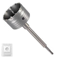 Professional 3-3/4" (95mm) Concrete Hole Saw 220mm SDS Plus & Dust Bag - size: 3-3/4" (95mm)
