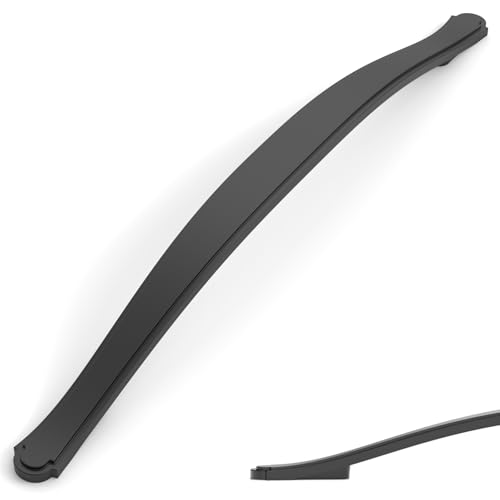 Amerdeco 10 Pack Matte Black Cabinet Pulls 7.5 Inch(192mm) Hole Center Drawer Pulls Cabinet Hardware Kitchen Cabinet Handles for Bathroom ZH0068 - color: Matte Black, size: 7.5"/192MM Hole Center