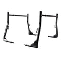 Model X31 800Ibs Capacity Extendable Steel Pick-Up Truck Ladder Rack Two-bar Set - Black - style: 2 Bar Set only (Drilling Required)