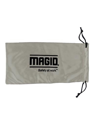 MAGID Gemstone Y50 Performance Anti-Fog Safety Glasses with Side Shields - color: Clear Lens | Coyote Tan, size: 1 Pair