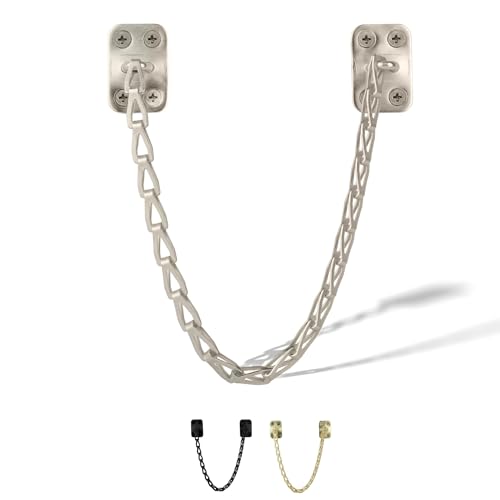 Mega Handles Transom Chain 12-Inch Satin Nickel (4-Pack) - Window Restraint - color: Satin Nickel, size: 4 Pack