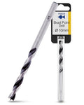 Premium Brad Point Drill Bit - High-Accuracy Woodworking Size: 10mm x 133mm - size: 10 mm x 133 mm (Pack of 1)
