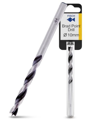 Premium Brad Point Drill Bit - High-Accuracy Woodworking Size: 10mm x 133mm - size: 10 mm x 133 mm (Pack of 1)