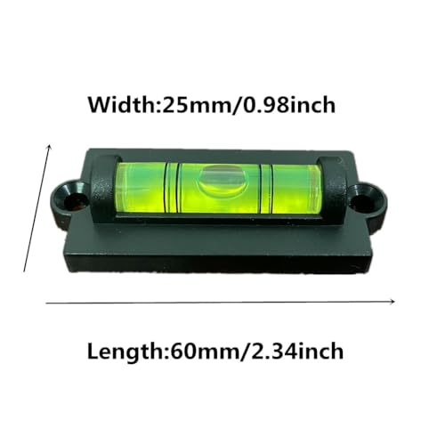 4Pcs Bubble Spirit Level RV Standard Levels with Mounting Holes RV Levelers Leveling Tool for RV Camper, Travel Trailer, Camping, Truck, Motorhome (Set-A)