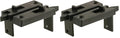 Prime-Line F 2628 Vinyl Spring-Loaded Replacement Window Tilt Latch Pair, 1-11/16” Hole Center, Black (Single Pack) (Pack of 2) - color: Matte Black, size: 1 Count (Pack of 2)