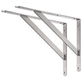 YUMORE 18 Inch Shelf Bracket, Heavy Duty L Bracket, 2 Pack - size: 18"(Soild)