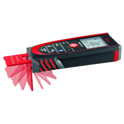 Leica DISTO D2 New 100m/330ft Metric Imperial Laser Distance Measure with Bluetooth 4.0 - Black/Red