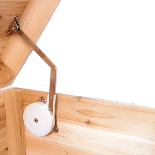 Toy Box Hinges Soft Close - Lid Support Chest Hinges for Wooden Box Cedar Chest Storage Trunk Bench, Soft Close Hinges Lid Support 10-18lb/1 Pack Hingex - style: 1 Pack