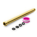 OFFO Shower Head Extension Arm, Shower Arm Extension Shower Head Extender Made of 304 Stainless Steel Shower Pipe Extension, Bright Gold 10 in - color: Bright Gold, style: 10 in