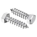 25 Pcs Hex Head Lag Screws 3/8" x1-1/2 SS 18-8 (304) Lag Bolts - color: Silver, size: 3/8"x1-1/2"