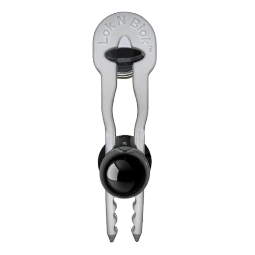 Portable Deadbolt Door Lock Device Lok N Blok Max Requires No Tools to Install Protection from Key Bumping Proof Door Guard Defender Home Apartment Travel Safety Security Made of Sturdy ABS Plastic