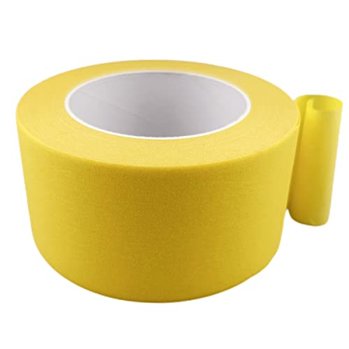 Yellow Wide Masking Tape, 3 Inch X 55 Yards - color: Yellow, size: 3 Inch X 55 Yard