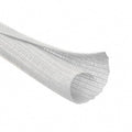 MGI SpeedWare Braided Split-Sleeve White Wire Loom for High-Temperature Automotive Harness and Home Cable Management 10 feet (3/4") - color: White, size: 3/4" - 10ft