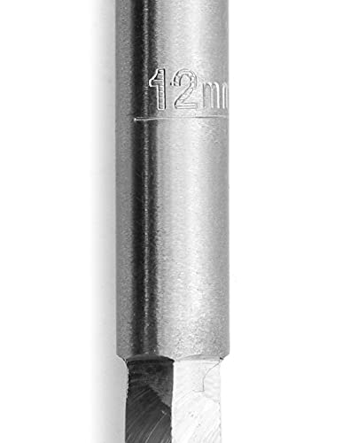 QWORK Auger Drill Bit for Wood, 1/2 Inch Diameter x 16 Inch Length, 3/8-Inch Hex Shank, Long Drill Bits - size: 1/2 x 16 inch