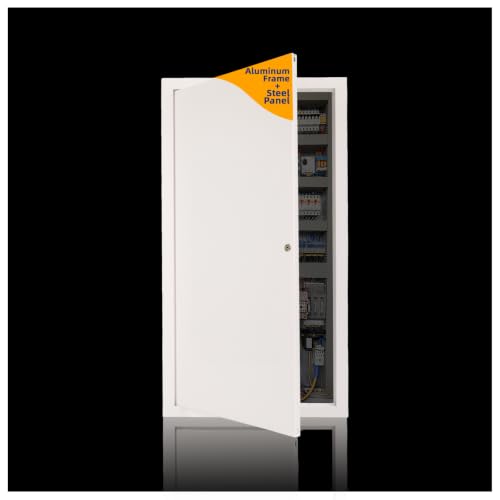 Metal Access Panel for Drywall - 8x16 inch - Wall Hole Cover - Access Door | 8x16" Wall Ceiling Access Panel for Plumbing/Drywall/Attic Door,Thicken 1mm Steel&Aluminum Frame,Outer Size 9.5"x17.5" - size: 8"Wx16"H