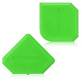 Outus 2 Pcs Caulking Tool Silicone Grout Scraper for Sealing, Light Green - color: Light Green