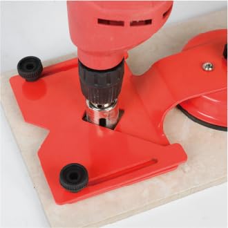 Goldblatt Tile Drill Guide, Suction Cup, Adjustable 30-80mm Hole Saw Jig