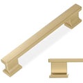 COTYKILEY 10 Pack 5 Inch(128mm) Champagne Bronze Cabinet Handles Gold Kitchen Cabinet Pulls Cabinet Door Handles Kitchen Cabinet Hardware - color: Champagne Bronze, size: 5" Hole Center（128MM）