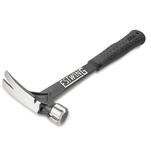ESTWING Ultra Series Hammer, 15oz Milled Face, Black Grip, EB-15SM - size: 15 oz, style: Milled Face