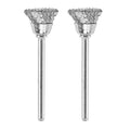 Dremel 442-02 Carbon Steel Brushes (2 Pack), 1/2" Diameter - size: 2-Piece, style: Carbon Steel Brush