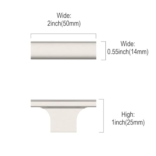 Asidrama 15 Pack Brushed Satin Nickel Kitchen Cabinet Knobs Dresser Knobs Drawer Knobs Cabinet Hardware Zinc Knobs for Dresser Drawers - color: Brushed Satin Nickel, style: 15 Pack