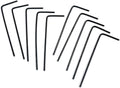 10pcs 0.035 Allen Wrench sets,0.035 inch Allen Wrench,0.035 Hex Key,0.035 Hex Wrench allen key Door Key L Shaped hex wrench set with Long Arm.Black (10pcs 0.035 Hex Key) - size: 10pcs 0.035 Hex Key