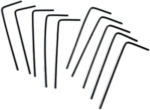 10pcs 0.035 Allen Wrench sets,0.035 inch Allen Wrench,0.035 Hex Key,0.035 Hex Wrench allen key Door Key L Shaped hex wrench set with Long Arm.Black (10pcs 0.035 Hex Key) - size: 10pcs 0.035 Hex Key