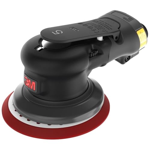 3M Pneumatic Random Orbital Sander, 88950, 6 in, Non-Vacuum, 3/16 in Orbit - size: 6 in, 3/16 in Orbit, style: Non-Vacuum