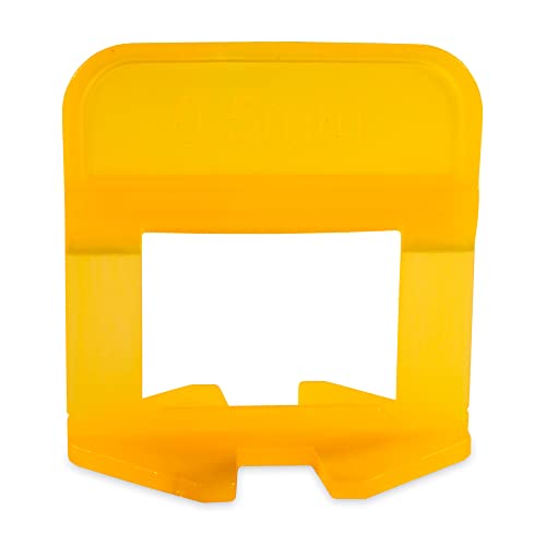 Tile Leveling System – ULTRA-THIN 0.5mm (1/51 Inch) – 600 Tile Spacers – Compatible with Most Wedges – Thinnest Spacer for Narrow Grout Joints – Floor & Wall Tile Installation - color: 600 Spacers