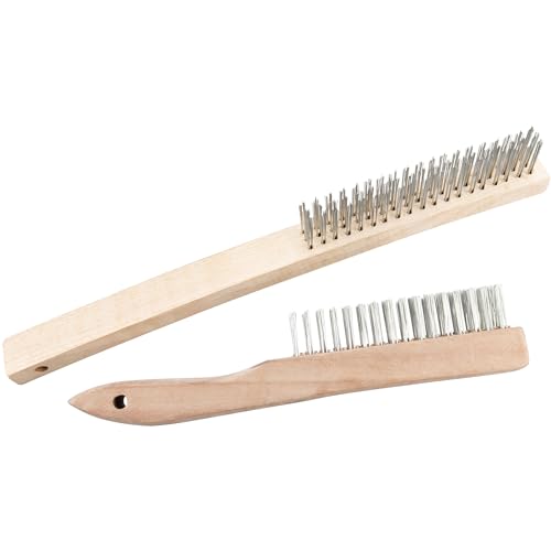 Performance Tool 1450 2-Piece Stainless Steel Wire Brush Set - size: Brush Wire