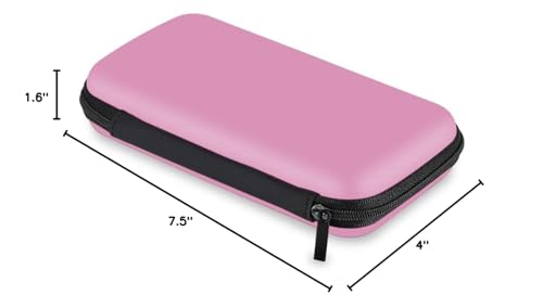 iMangoo Travel Essential Electronics Organizer Charger Case Carrying Pouch - color: Pink, size: Small