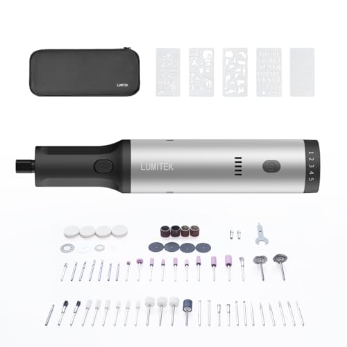 LUMITEK Engraving Pen, 67-in-1 Rotary Tool Kit for 3D Printing & DIY Crafts
