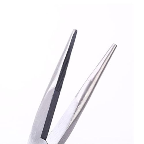 11 Inch Straight Long Reach Pliers, Bent Nose Needle Nose Pliers - color: Straight