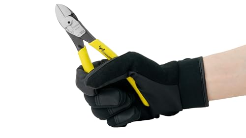 Tsunoda PKN-160, High-Leverage Heavy Duty Diagonal Cutters 6-inches (160mm) - size: 6-inches PVC Dipped Handle