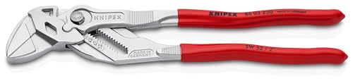 KNIPEX Tools - Pliers Wrench, Chrome (8603250), 10-Inch - size: 10-Inch, style: Wrench, Chrome