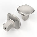 Asidrama 10 Pack Brushed Satin Nickel Kitchen Cabinet Knobs - color: Brushed Satin Nickel, size: Single Hole