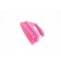 SPARTA Scrub Brush with Iron Shaped Handle and Stiff Bristles, Heavy Duty Scrubber Brush for Kitchen, Bathroom, Shower, Tile, Sink, Carpet and Bakepans, Polypropylene, 6 Inches, Pink - color: Pink, size: 6 Inches (Pack of 1)