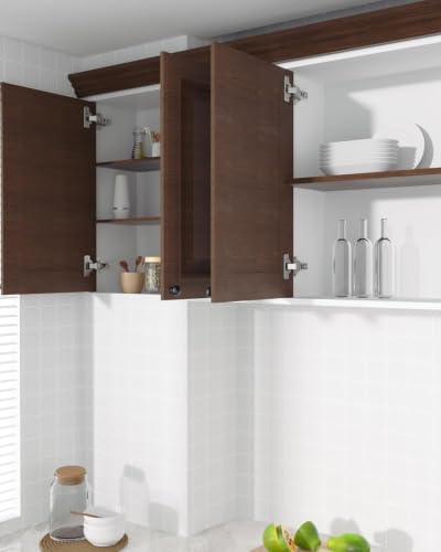Onemake 10 Pack Inset Soft Close Cabinet Hinges, Stay at Will 105° Concealed Hinge, Smooth Slow Self Closing, 3D Adjustment, Clip-on Plate, Frameless Hidden Door Hardware for Kitchen Cupboard - size: Inset