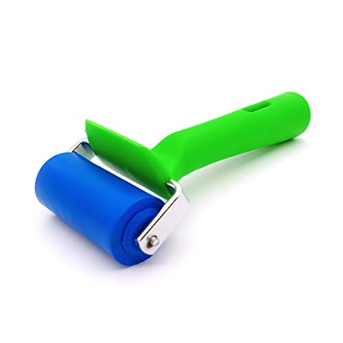 LifeGrip Rubber Brayer Roller - 2 inch/5 cm Wide for Anti Slip Installation - size: 2 inch/5 cm