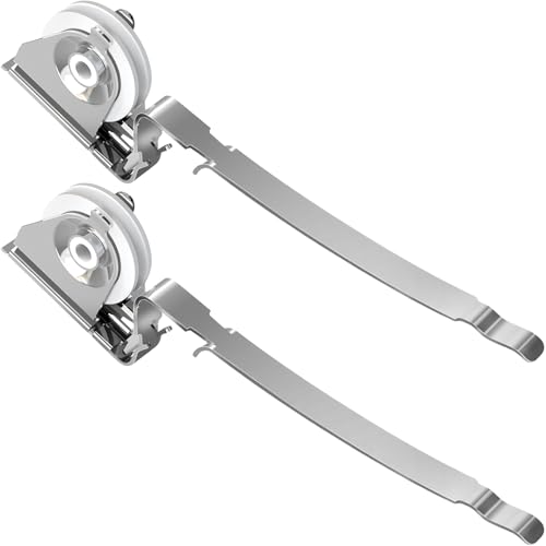 Sliding Screen Door Rollers for Andersen Gliding Screens Replacement, 1-1/4" Nylon Concave Wheels, Fits 200 & 400 Series Patio Door Screen Wheel - color: Silver