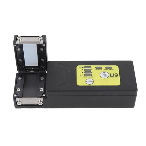 Fiber Optic Thermal Stripper, Automatic Heating USB Charging 2500mAh Battery Aluminum Alloy for Bundle Ribbon and Bare Fibers Professional Use