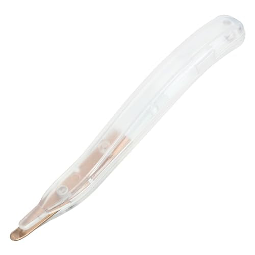 PATIKIL Staple Remover, Magnetic Staple Puller Desktop Removal Tool Cutting Tool for Office Home, Clear