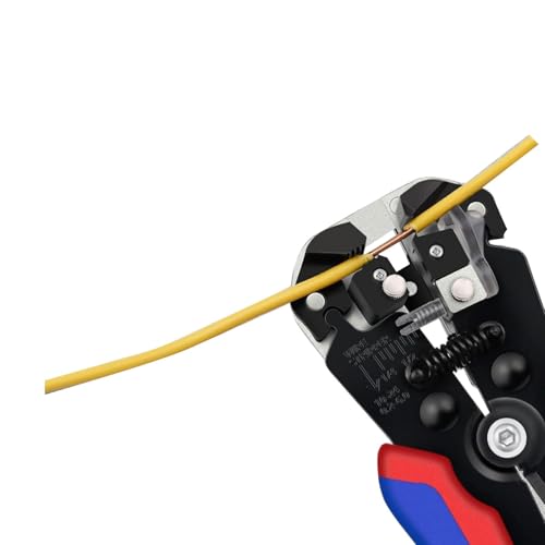 Ferrule Crimping and stripperring Tool Kit, Contain One AWG 23-7 (0.25-10mm²) Self-Adjustable Ratchet Wire Crimping Tool, Suitable for AWG10-24(0.2-6mm²) Wire Stripper and 1900PCS Wire Terminals - size: 1900 pcs+Stripper+Crimper