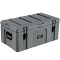 Eylar SRC-50 Crossover 26 Inch Cargo Case, Equipment Hard Case, Roto Molded, Stackable with Pad-Lock Hasp, TSA Standard, IPX4 Rated, Waterproof Crushproof, Truck & Roof Rack Storage (Gray) - style: Gray