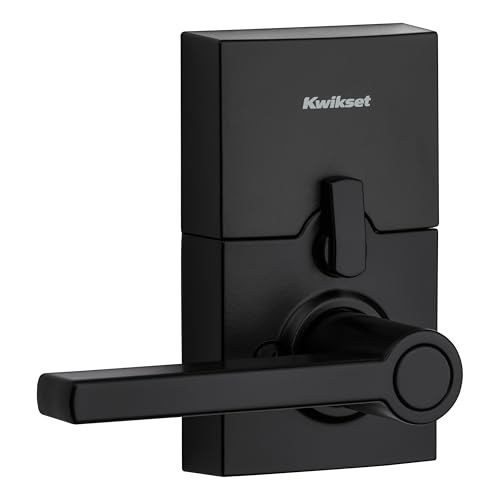 Kwikset 917HFL-514S Smartcode Keypad Electronic with Halifax Lever SmartKey with 6AL Latch and RCS Strike Matte Black Finish - color: Matte Black