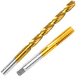 3/8"-24 UNF Tap and Q Drill Bit Set,M2 HSS Threading Drill and Tap Set - size: 3/8"-24 UNF Tap & Q Drill