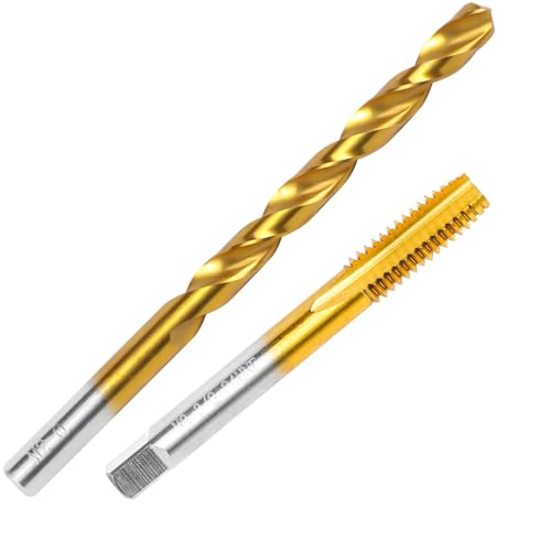 3/8"-24 UNF Tap and Q Drill Bit Set,M2 HSS Threading Drill and Tap Set - size: 3/8"-24 UNF Tap & Q Drill